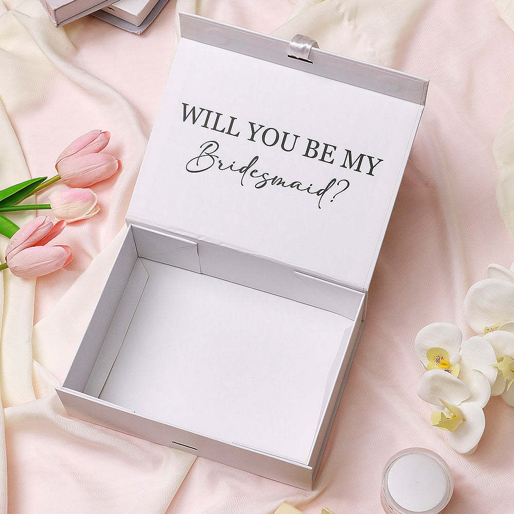 Personalized Bridesmaid Proposal Box Custom Bridesmaid Gift Box Bridesmaid Empty Box Gift for Bridesmaid -
