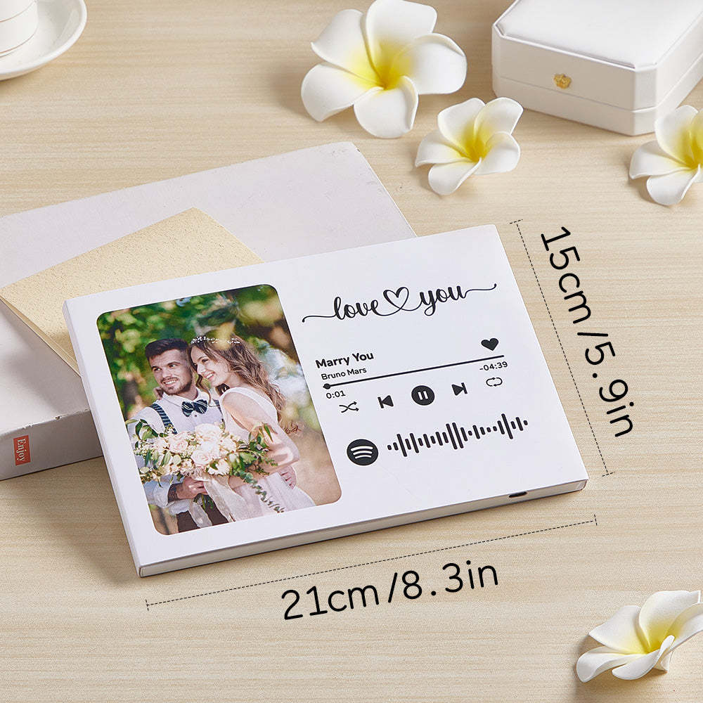 Personalized Video Greeting Card Custom Video Brochures Video Book Gift for Lover -