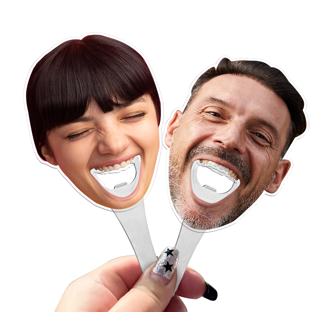Custom Face Photo Bottle Opener Funny Gifts