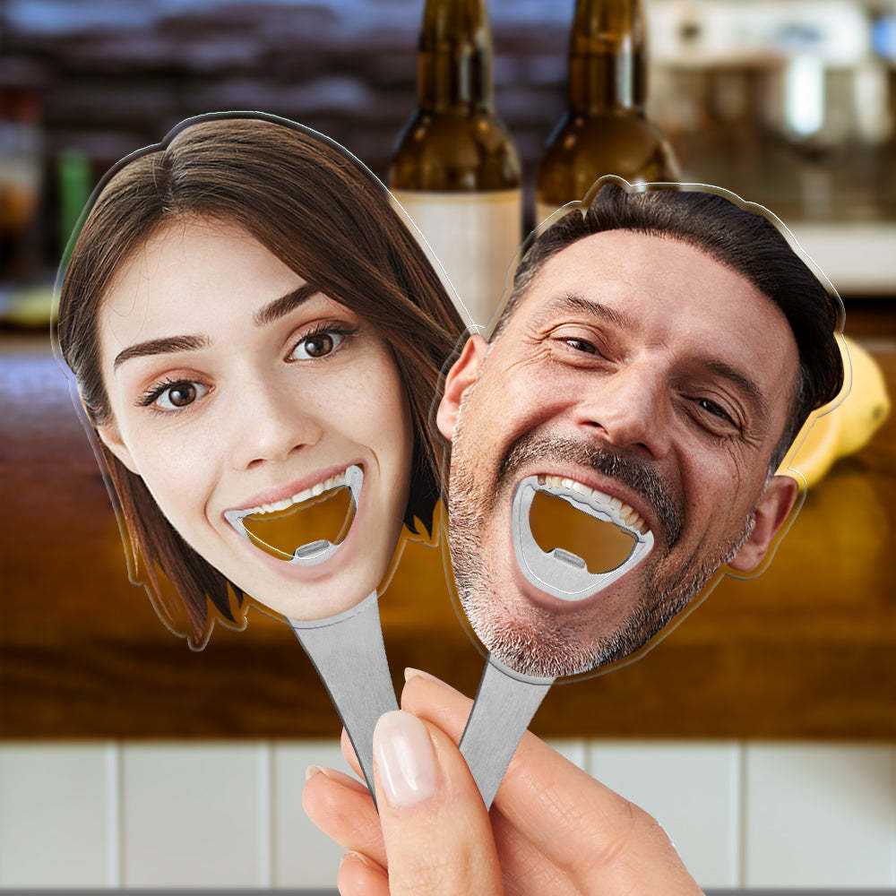 Custom Face Photo Bottle Opener Funny Gifts