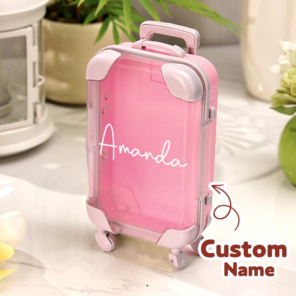 Custom Name Mini Suitcase Hangover Organizer,Bachelorette Weekend Gift