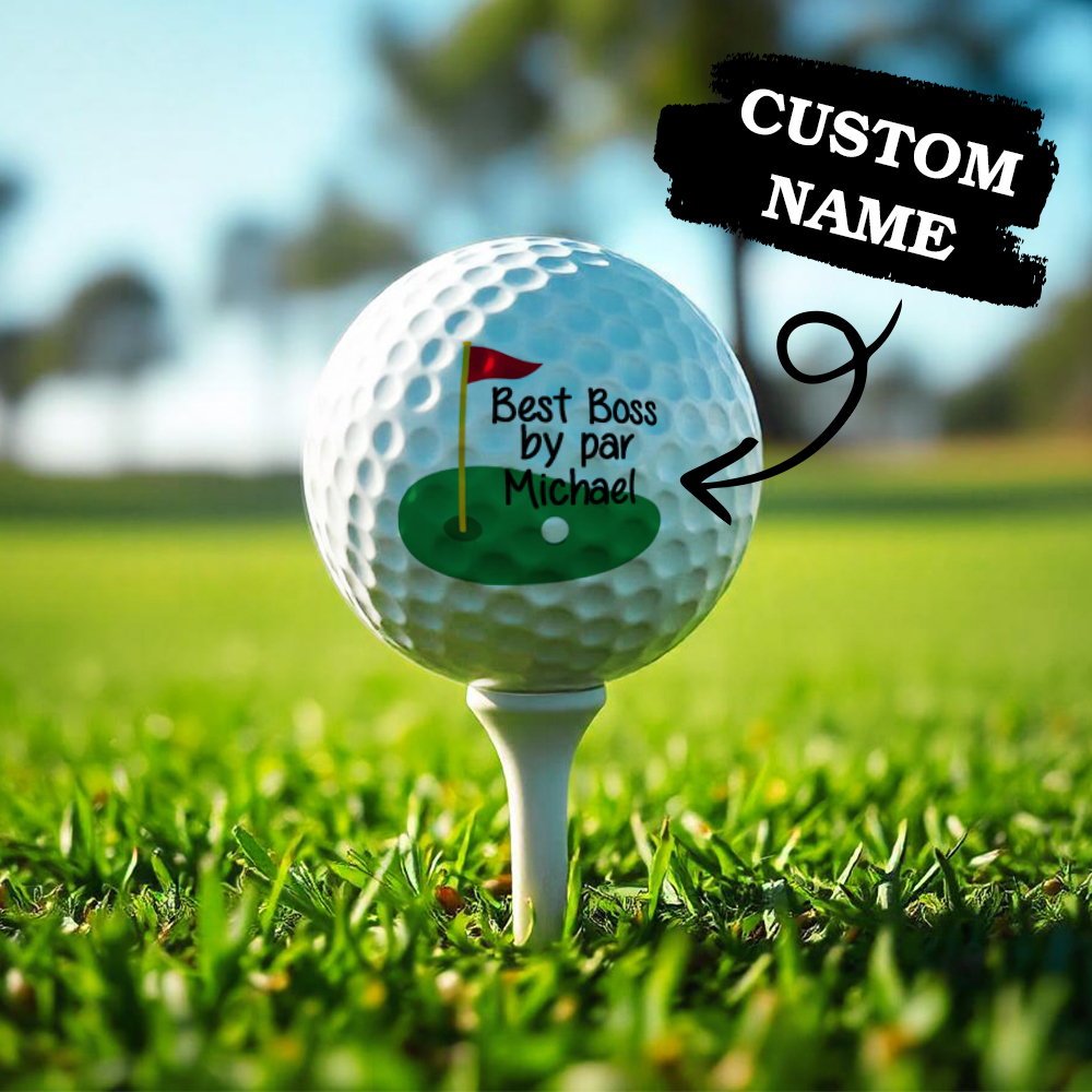 Personalized Name Golf Ball Custom Golf Ball Gifts for Golf Lover Gift for Boss
