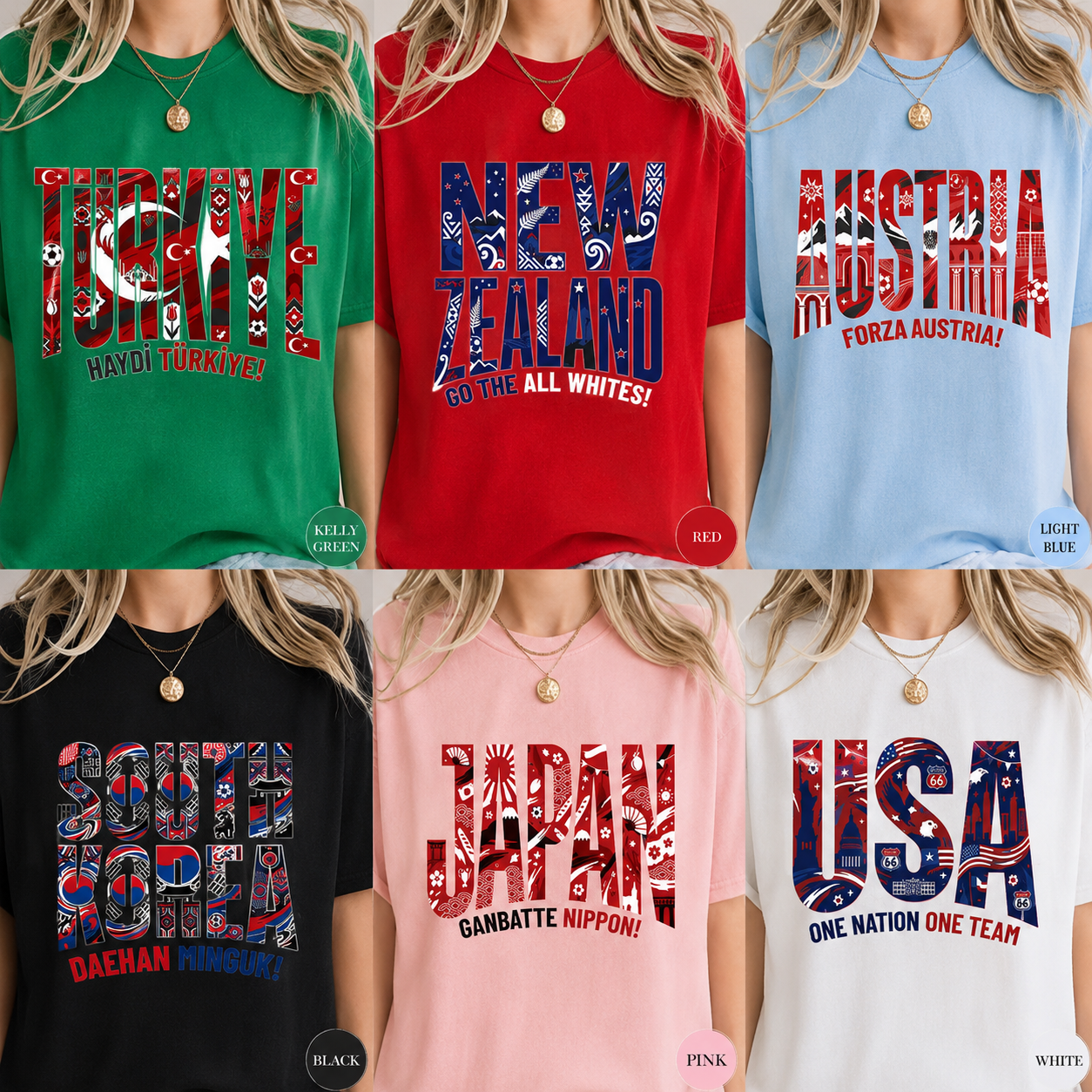 Custom Country Soccer Fan T-Shirt | Personalized  Football Tee for Any Nation