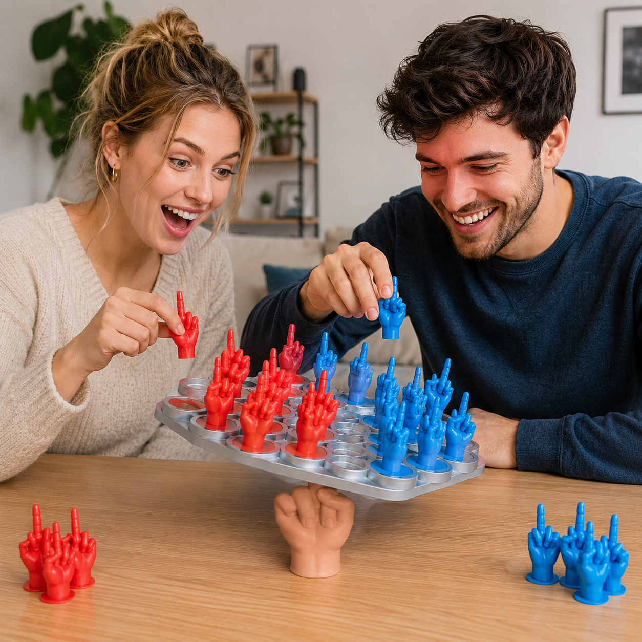 Fingertip Balance Master - Tabletop Finger-Balancing Board Game, Interactive Desktop Gravity Toy for Family Night, Parties & Couples