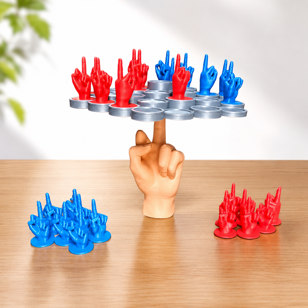 Fingertip Balance Master - Tabletop Finger-Balancing Board Game, Interactive Desktop Gravity Toy for Family Night, Parties & Couples