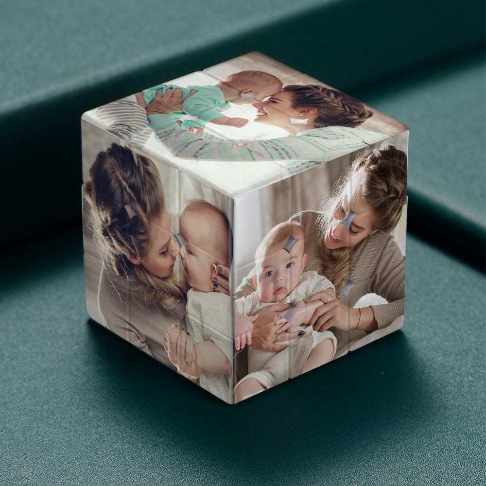 Mother's Day Gifts Custom Rubic's Cube Photo Cube Gift For Mom