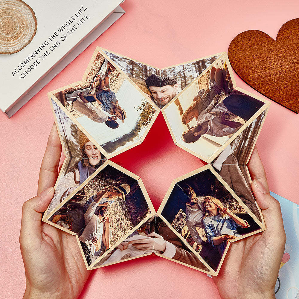 Custom Multiphoto Rubic's Cube Personalized Home Ornament Rubic's Cube