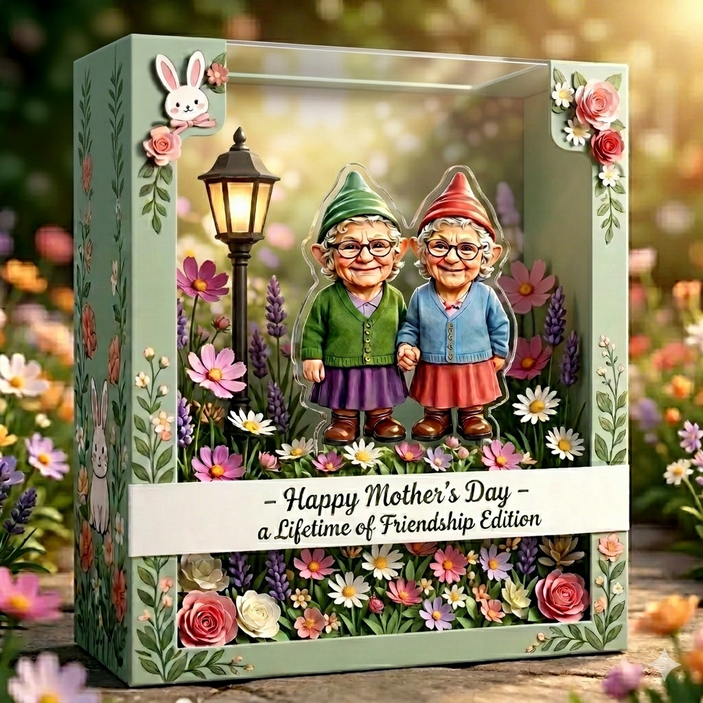Custom Gnome From Any Photo - Personalized Gardening Acrylic Plaque for Best Friends