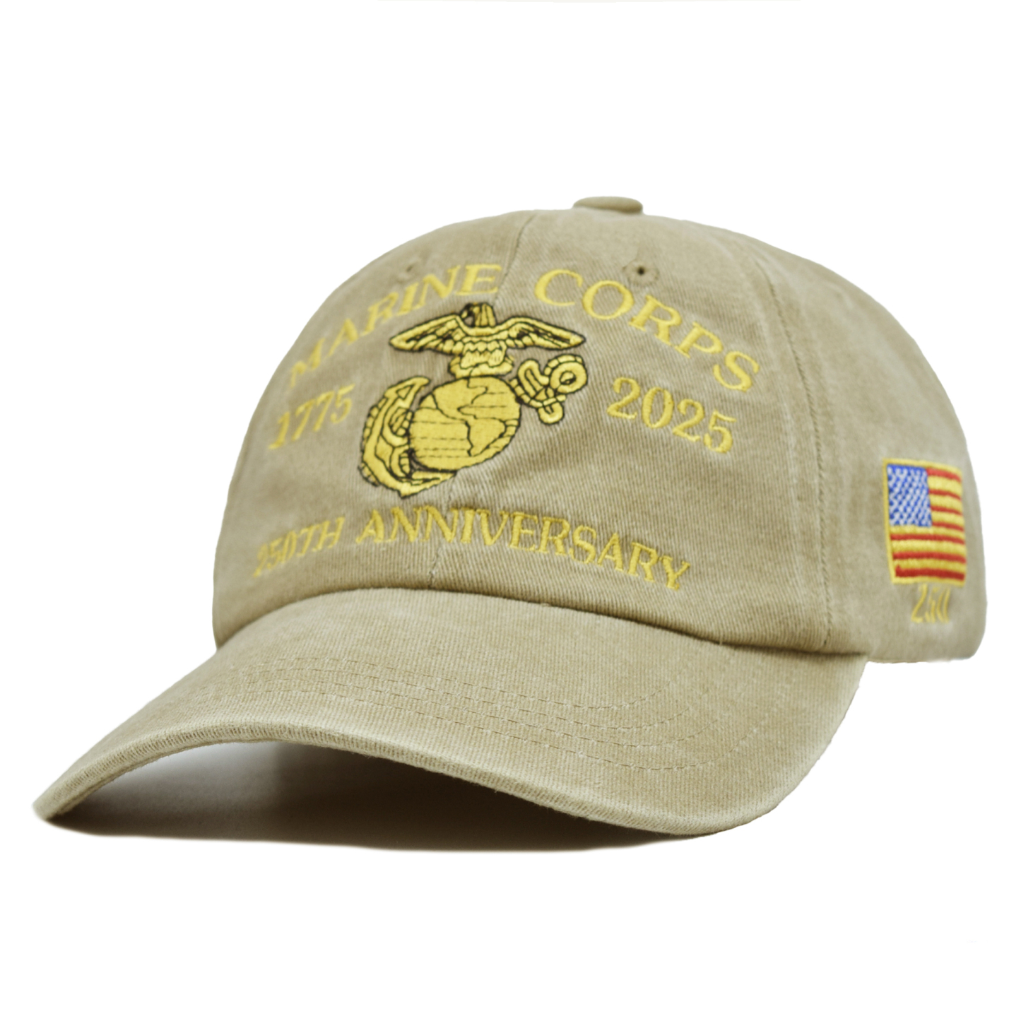 Adjustable Baseball Cap Celebrating The 250Th Anniversary of American Independence, Featuring a Distressed Patriotic Design