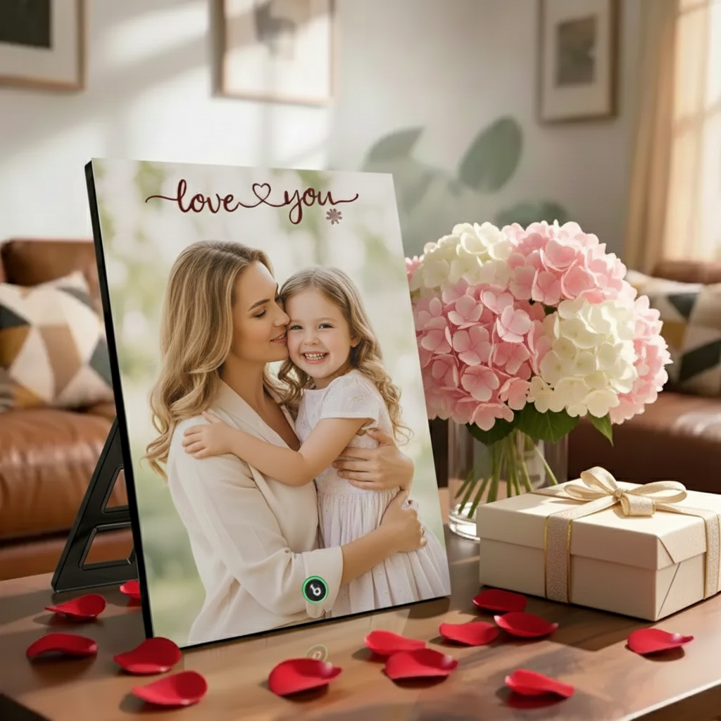 Custom Music Photo Plaques Personalised Music Plaque Can Play Songs Gift for Mother's Day