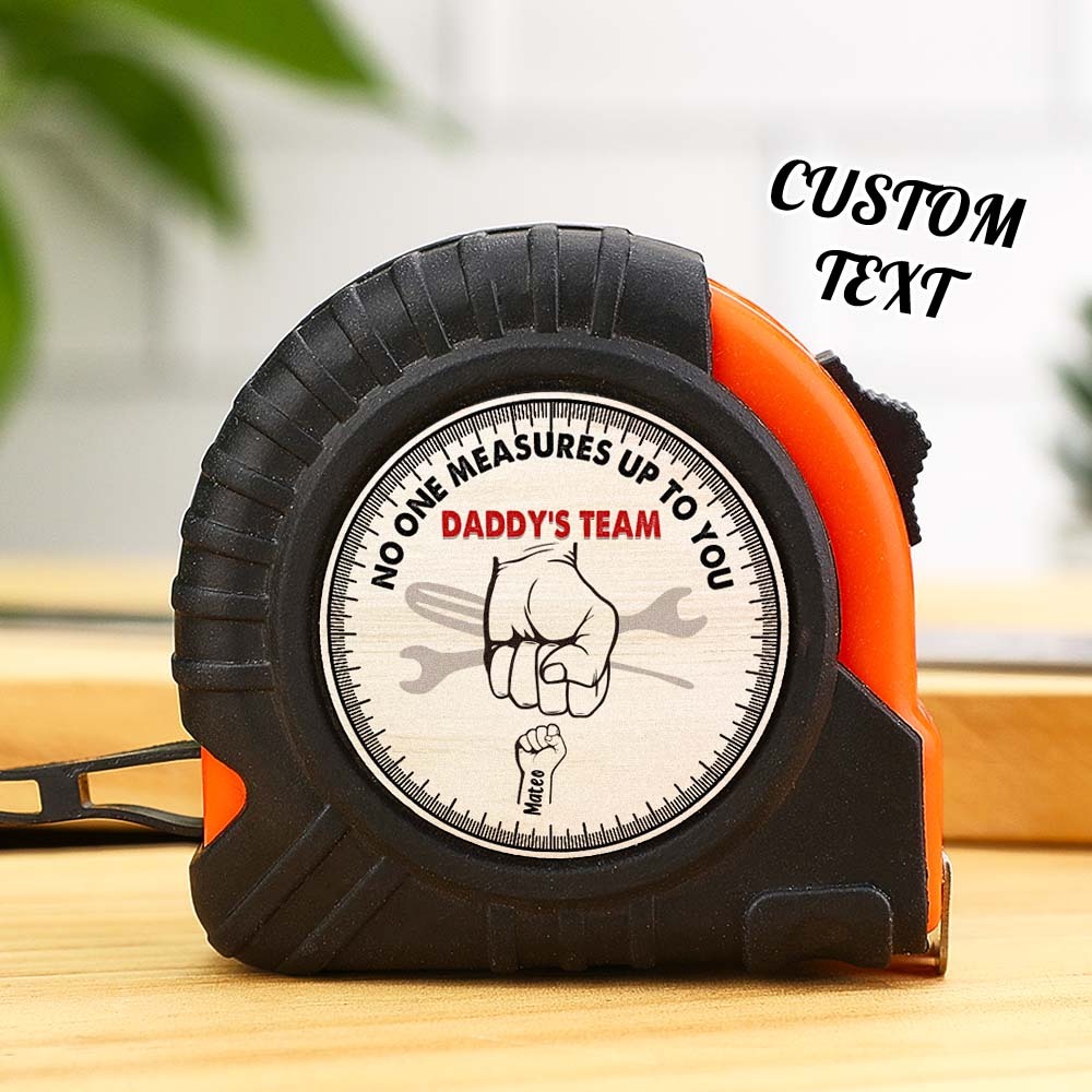 No One Measures Up To You Personalized Tape Measure Custom Father's Day Gift
