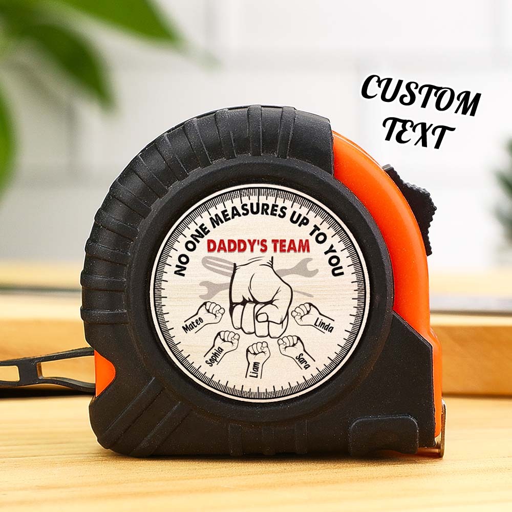 No One Measures Up To You Personalized Tape Measure Custom Father's Day Gift