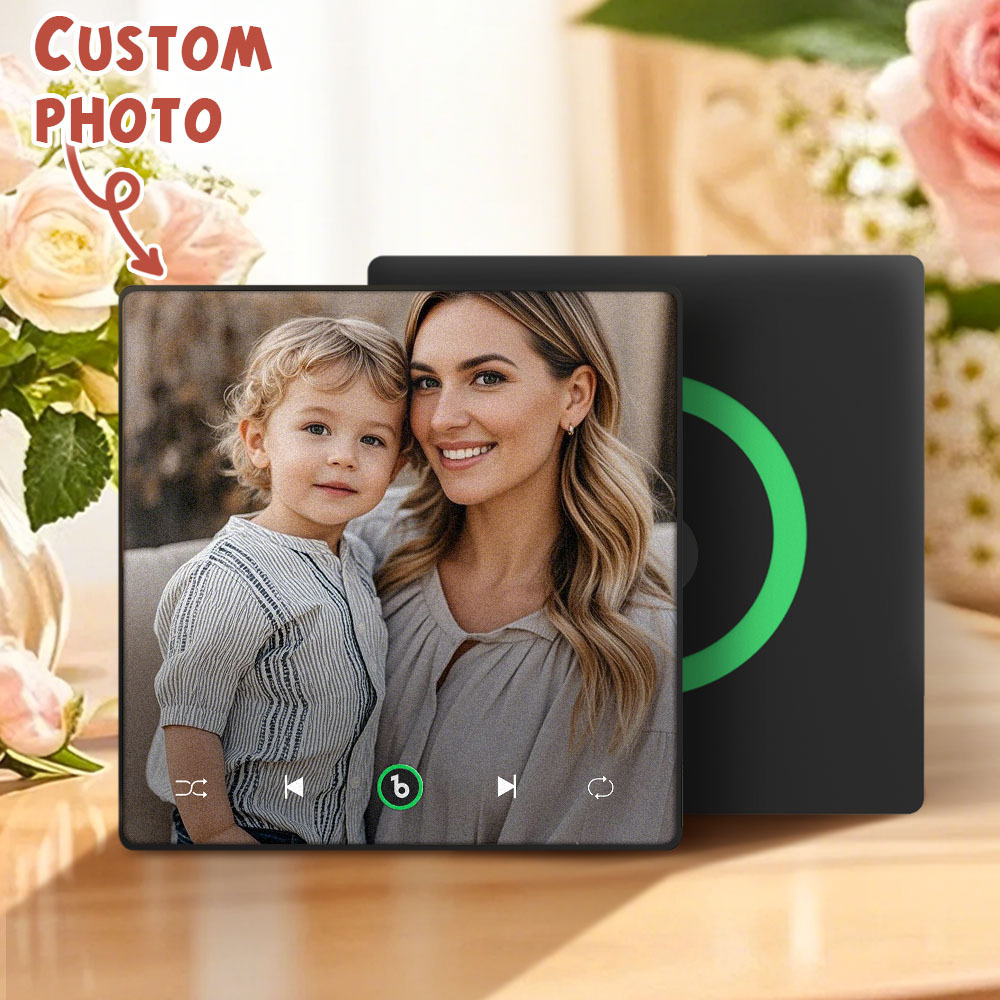 Mother's Day Gifts New 4.0 Upgrade Custom Music Fridge Magnet Colorful Frame Album Fridge Magnet Can Play Songs Gift for Mom