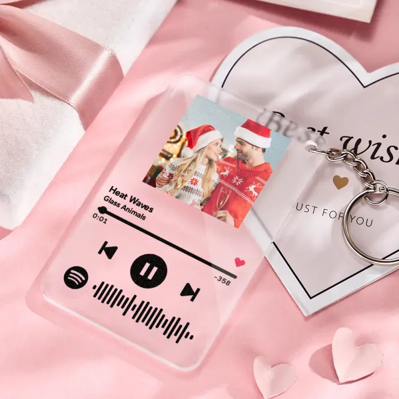 Christmas Gifts Custom Spotify Glass Scannable Spotify Music Code Plaque Artwork