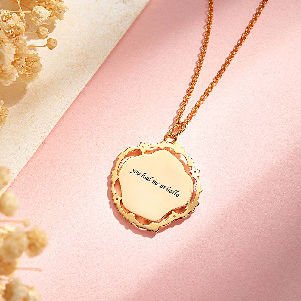 Personalized Calendar Necklace Creative Memorial Love Anniversary Gift for Her