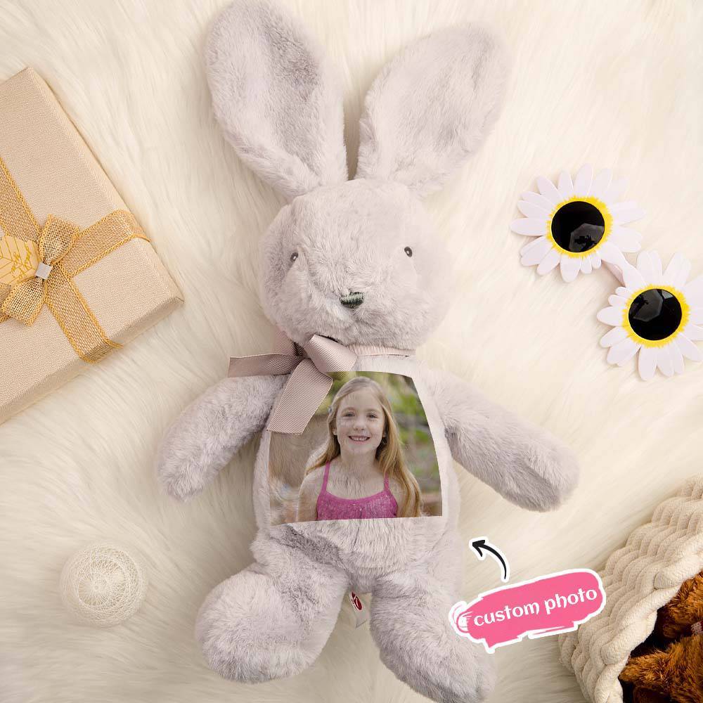 Personalized Bunny Rabbit Plush Stuffed Toy Gift for Children -