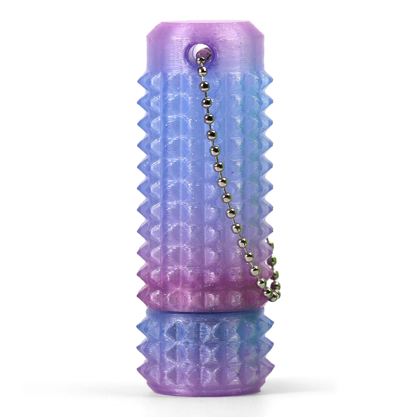 Custom Name Spiky Grippie Stim Keychain Mini Fidget Toy Venting Key Pendant for Anxiety Relief Positive - GiftlabUK