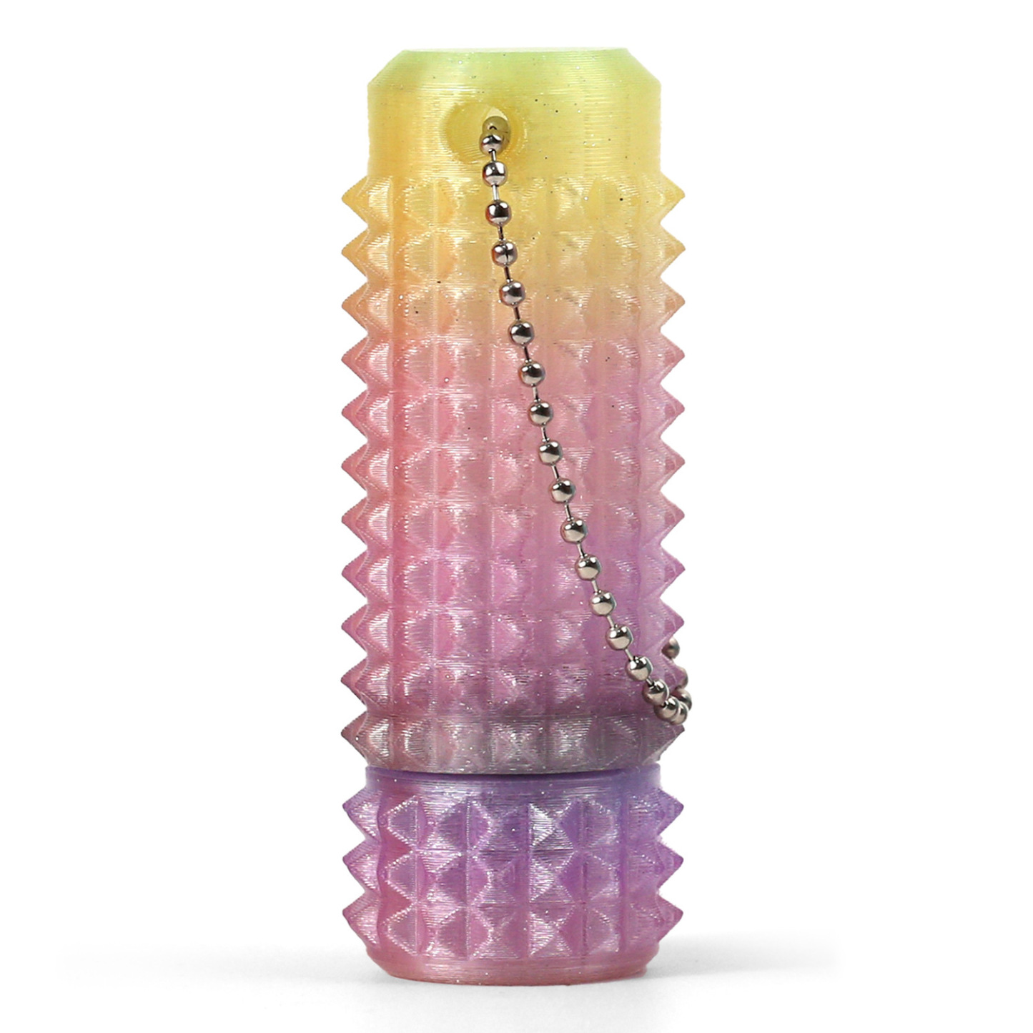 Custom Name Spiky Grippie Stim Keychain Mini Fidget Toy Venting Key Pendant for Anxiety Relief Positive - GiftlabUK