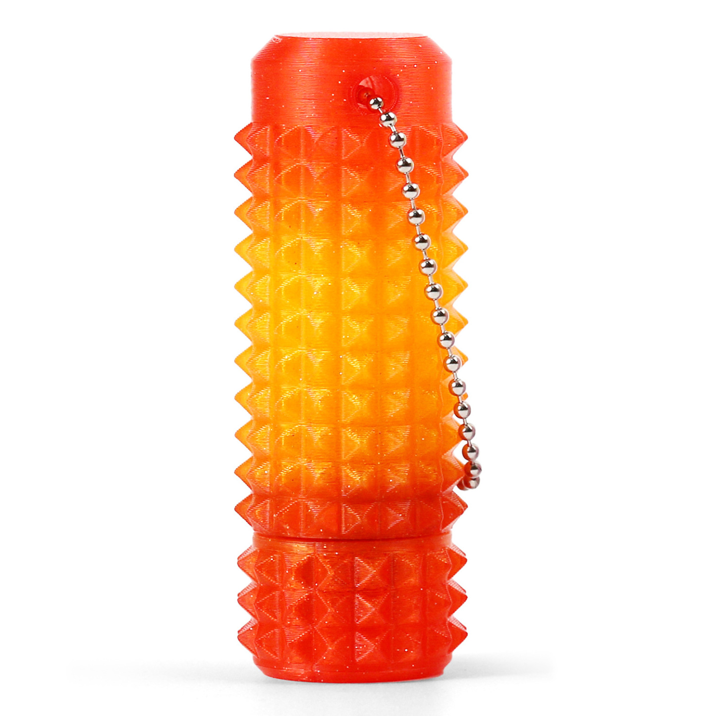 Custom Name Spiky Grippie Stim Keychain Mini Fidget Toy Venting Key Pendant for Anxiety Relief Positive - GiftlabUK