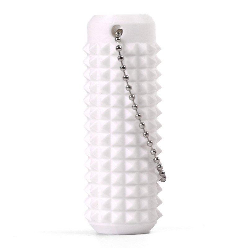 Custom Name Spiky Grippie Stim Keychain Mini Fidget Toy Venting Key Pendant for Anxiety Relief Positive - GiftlabUK