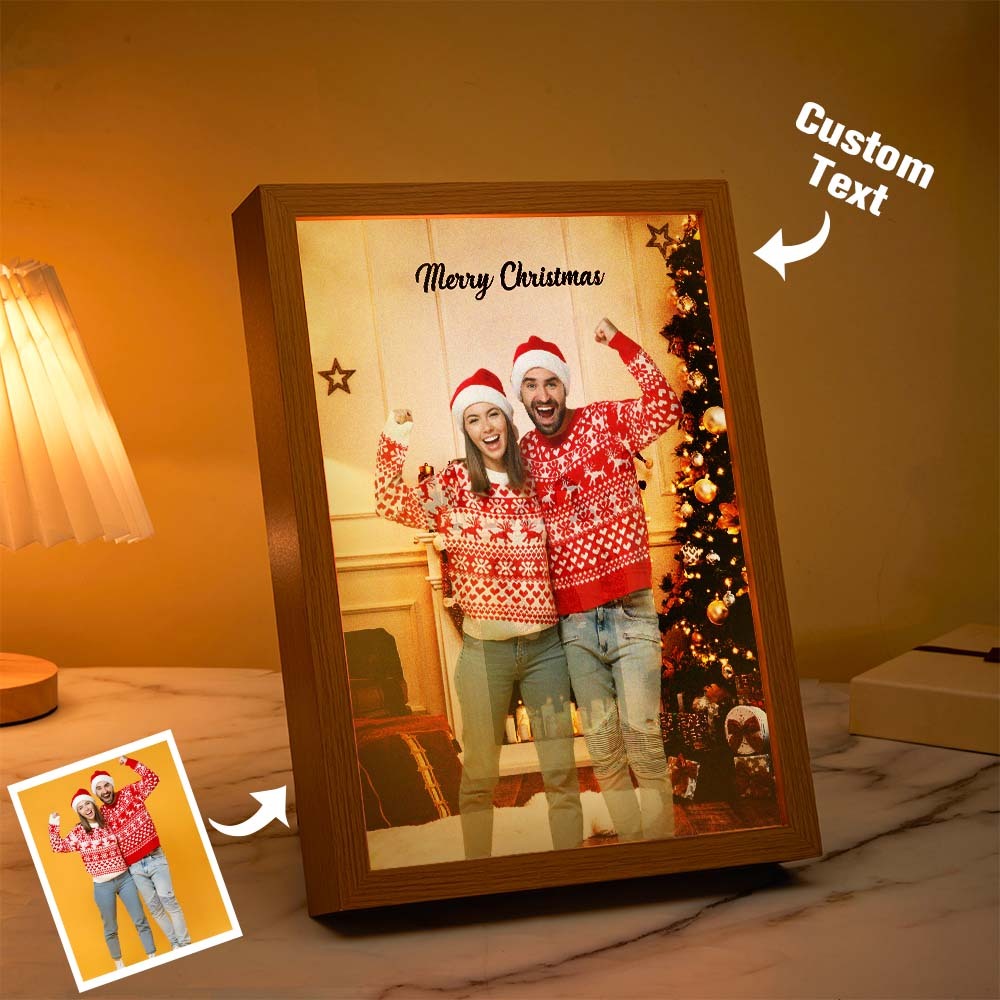 Custom Photo Lamp Personalized Text Light Love Gifts for Her -
