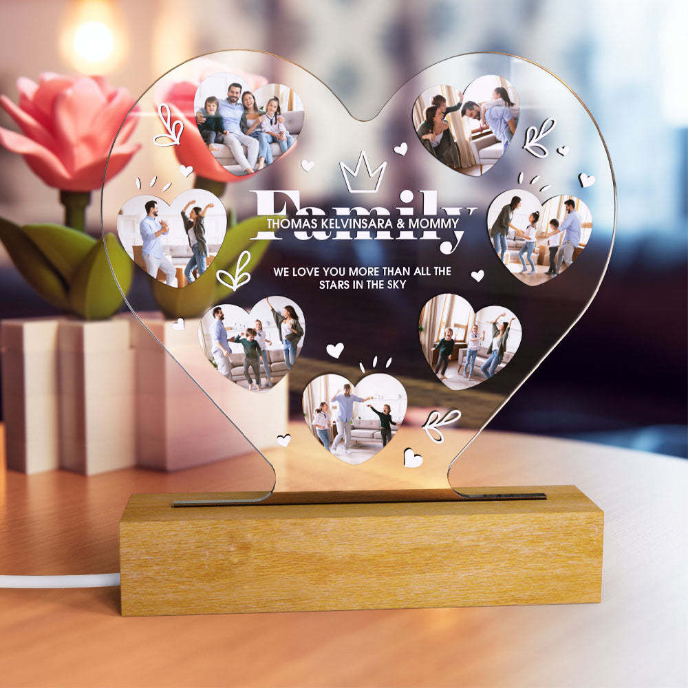 Custom Lamp Scannable Spotify Code Photo Lamp Personalized Spotify Night Light Gifts for Family -