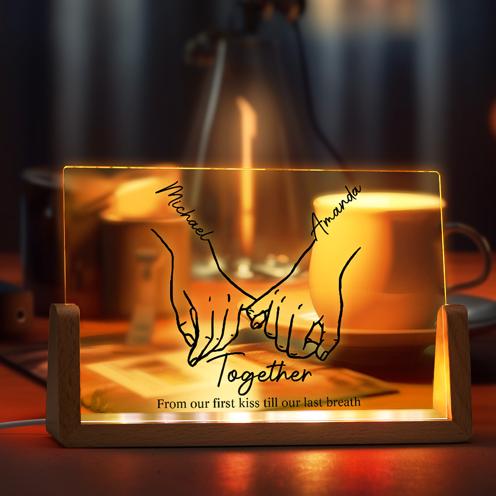 Personalized I Love You Forever Night Light Valentines Day Gifts Anniversary Gifts for Couple