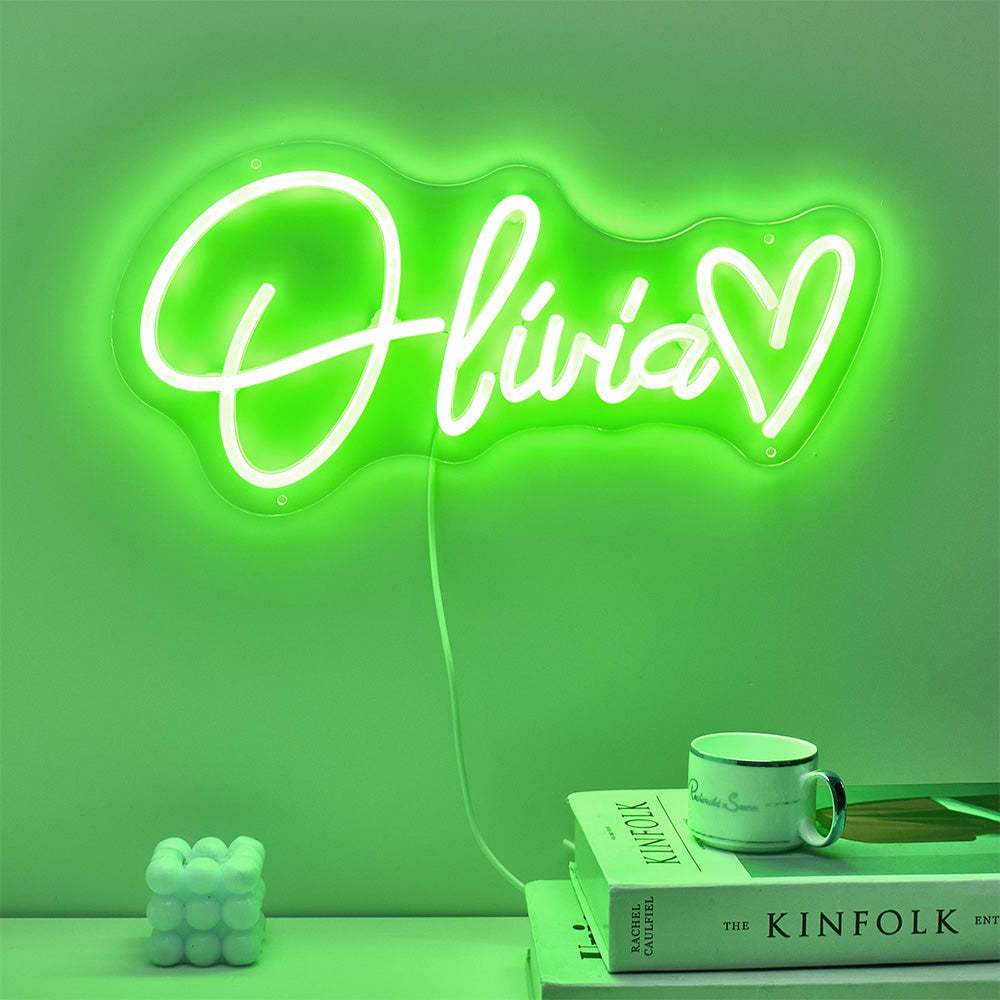 Custom Neon Lamp Personalized Name Neon Sign Adjustable Lamp Creative Decor for Bedroom -
