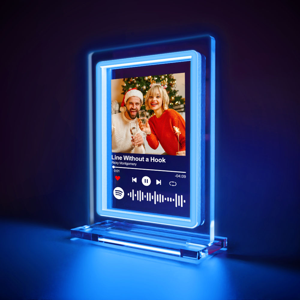 Custom Spotify Night Light Personalized Music Plaque Gifts for Lovers