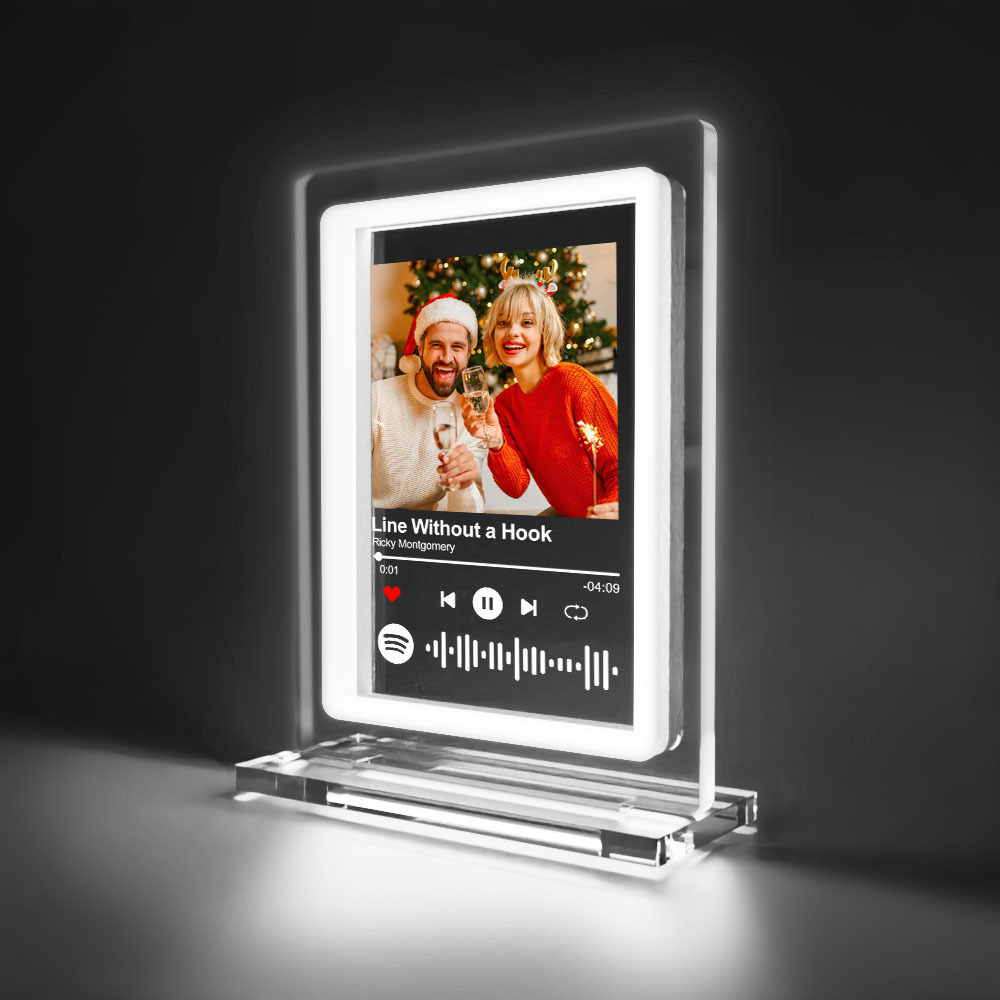 Custom Spotify Night Light Personalized Music Plaque Gifts for Lovers