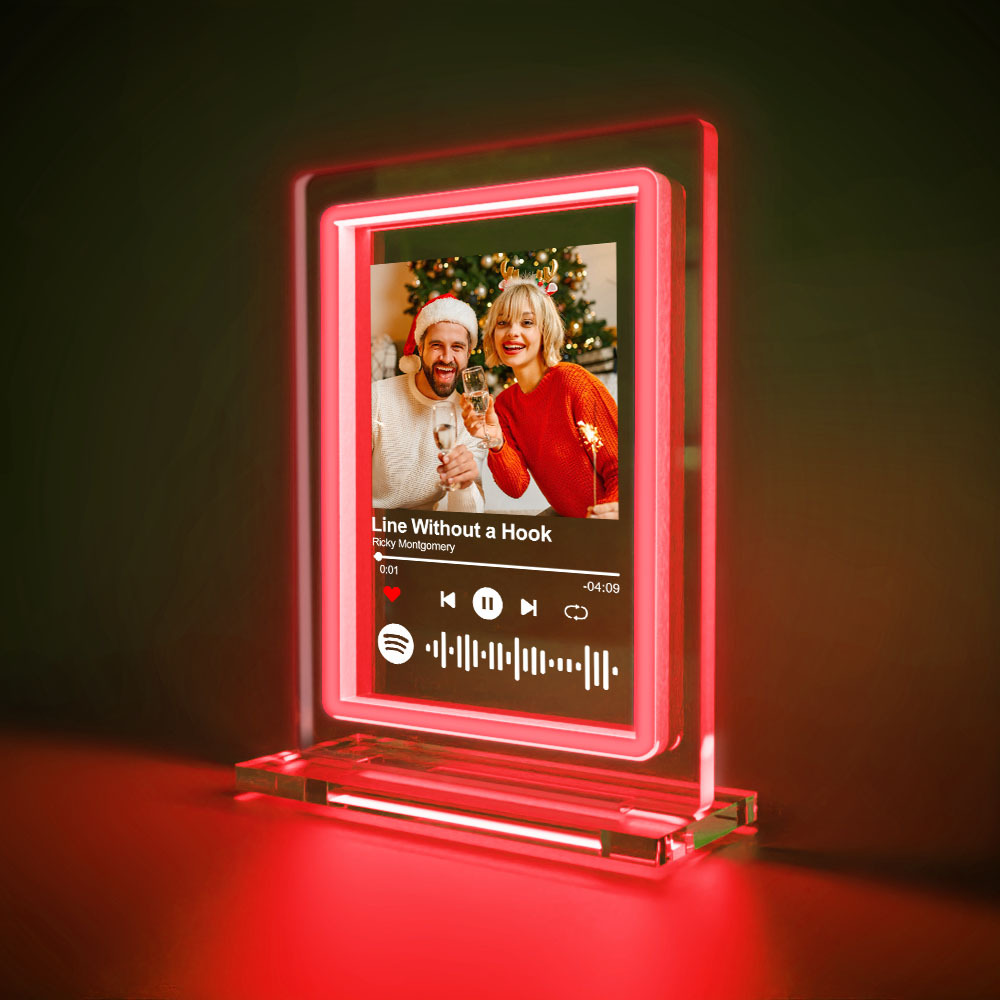 Custom Spotify Night Light Personalized Music Plaque Gifts for Lovers