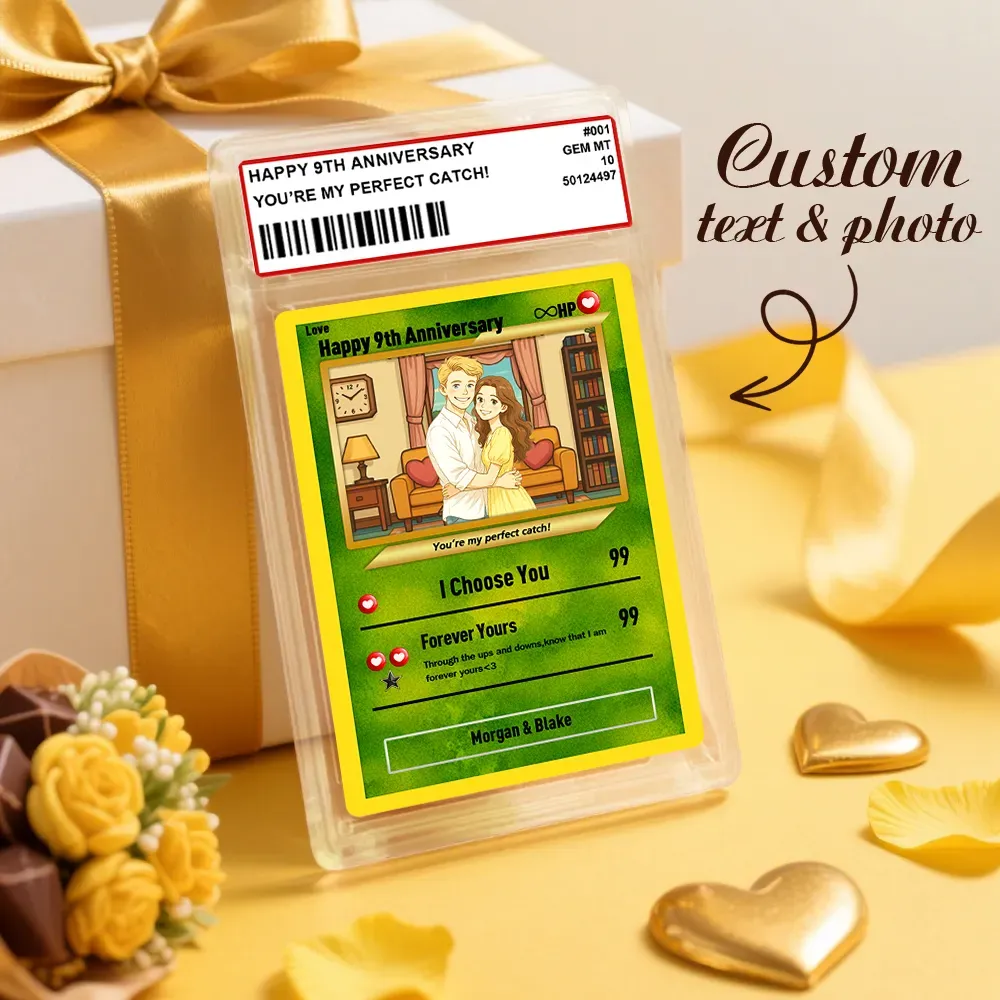 Personalized Card Custom Trading Card Gift For Him/Her or Couples Replica Cards Anniversary Day Gift - MyPhotoSocks