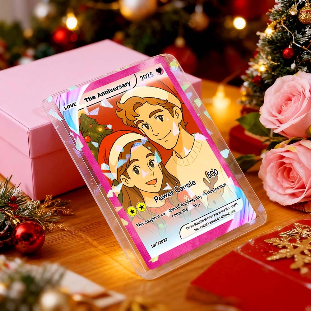 Custom Poke Card, Gift For Pet Lover Custom Poke Present for Couple