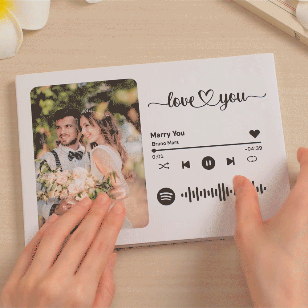 Personalized Video Greeting Card Custom Video Brochures Video Book Gift for Lover -