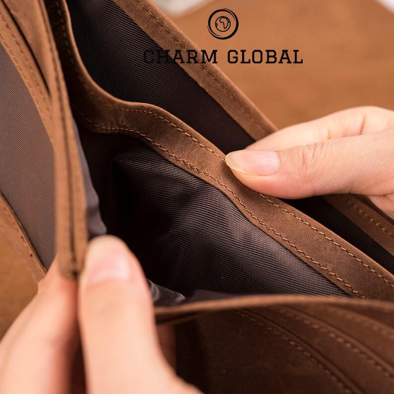 Mens Wallet, Wallets For Men, Wallet, Engraved Wallet, Leather Wallet, Grandson Wallet, Personalized Wallet, To My Son Wallet, W22