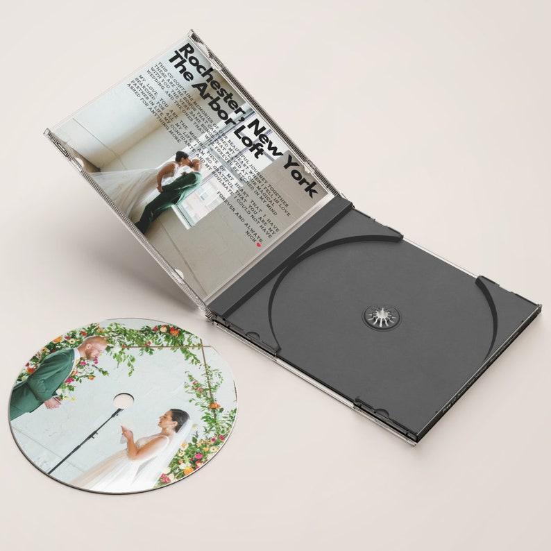 Custom CD & Jewel Case 16 Songs| Valentines, Anniversary Wedding Gift PrintYourDisc Custom CD Mixtape | Personalized Custom CD Album