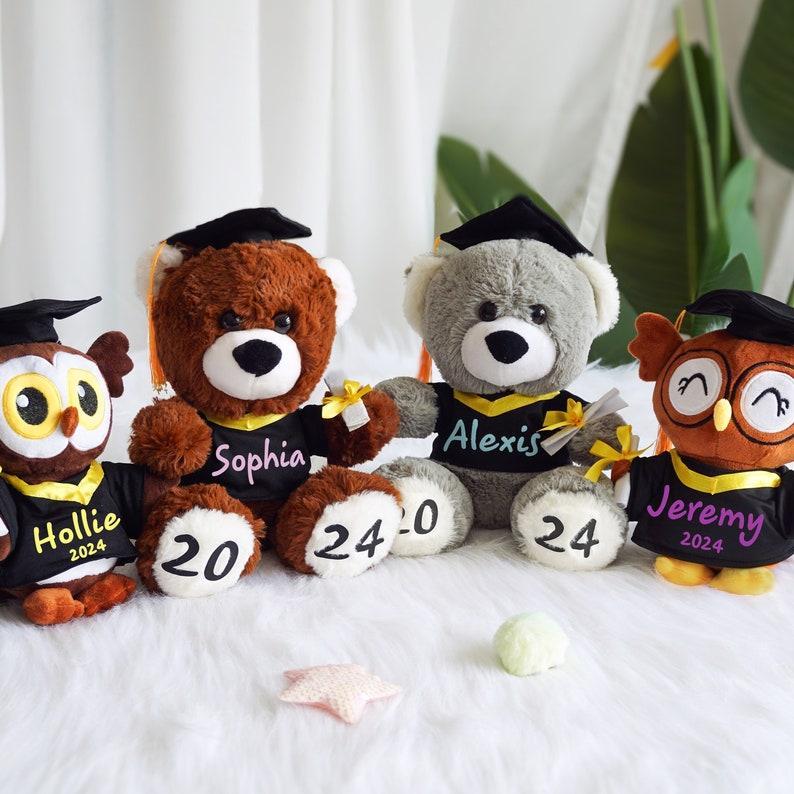 Custom Graduation Bear, Graduation Gifts, Gifts for Graduates, Preschool Graduation Gifts, Grad Bear
