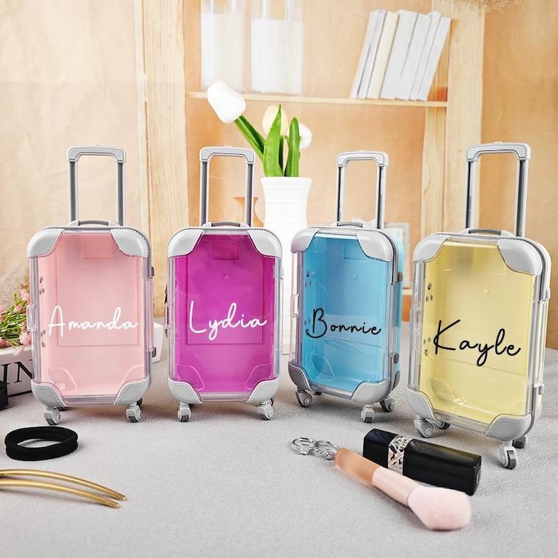 Custom Name Mini Suitcase Hangover Organizer,Bachelorette Weekend Gift Idea,Girls Trip Party Favor,Sleepover Party Survival Pack