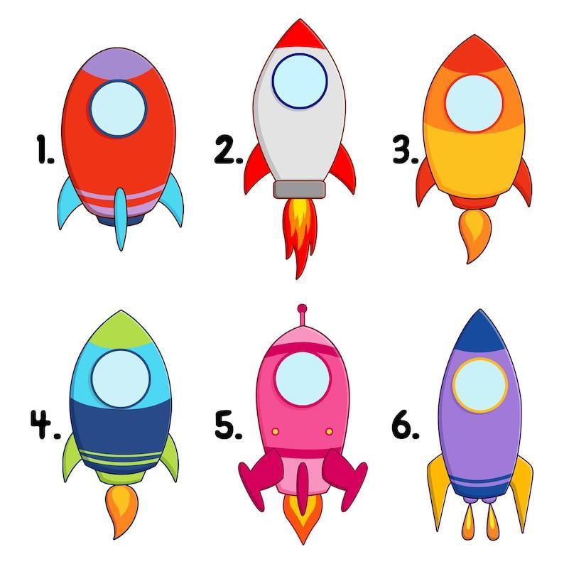 Personalized Father's Day Gift For Dad, Custom Kids Photo Space Rocket Magnet, Funny Baby Face Spaceship Magnet, New Dad Gift, Gift For Papa