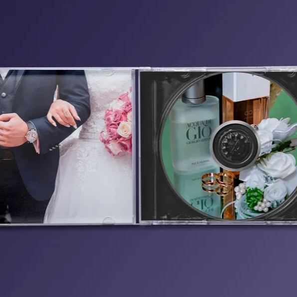 Custom CD & Jewel Case 16 Songs| Valentines, Anniversary Wedding Gift PrintYourDisc Custom CD Mixtape | Personalized Custom CD Album