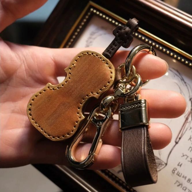Custom Violin Keychain Personalized Keychain Gift