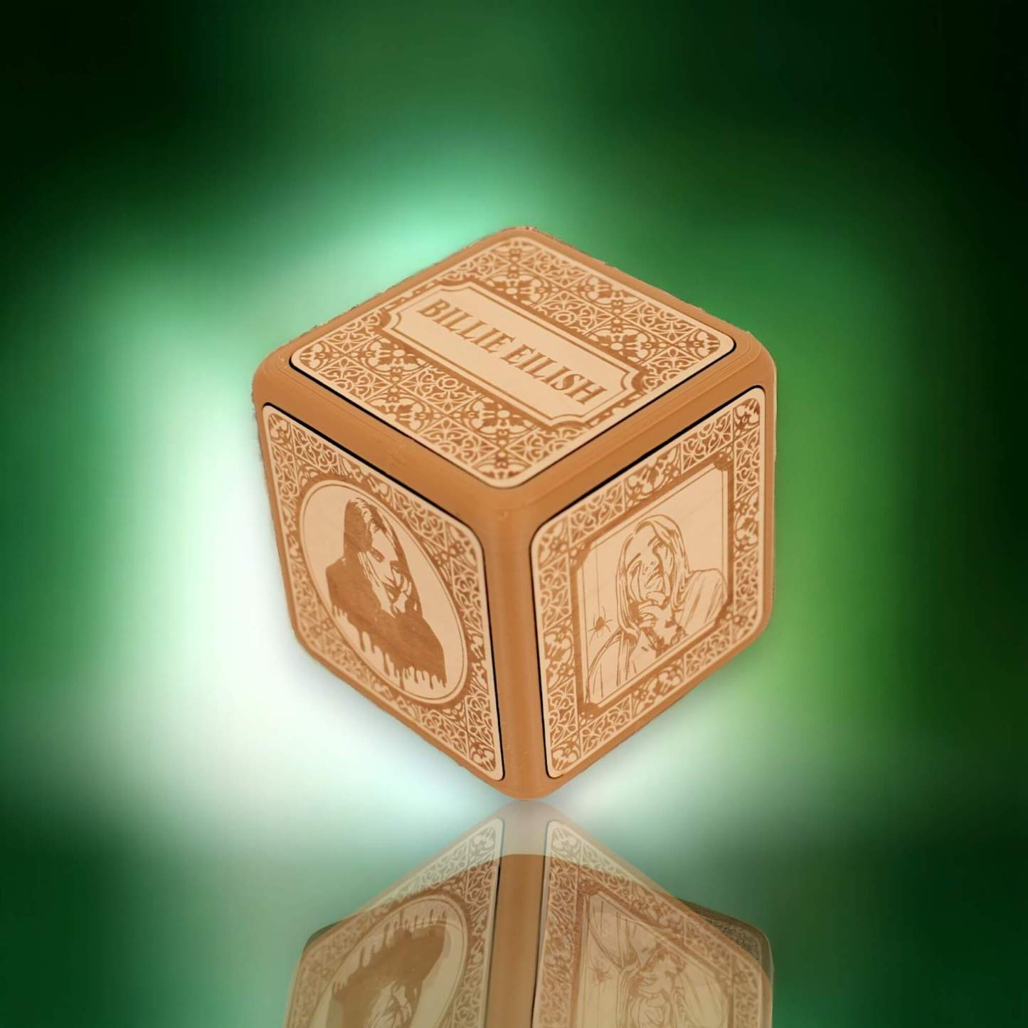 Custom Photos and Songs Music Box Tap to Play Songs Personalized Engraved Music Box