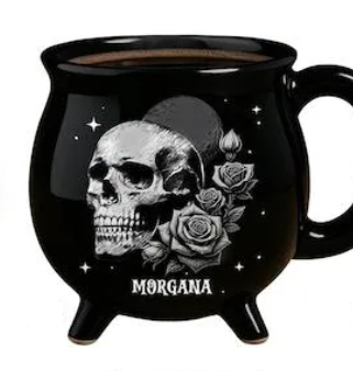 Personalized Witch Cauldron Mug Gothic Halloween Coffee Cup