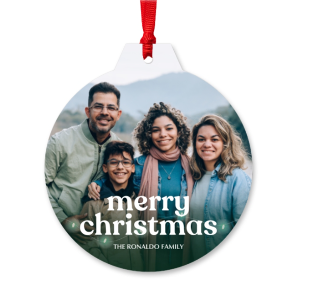 Custom Christmas Pendants Merry Christmas Personalized Gift Car Hanging