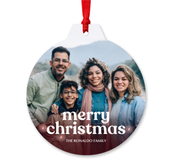 Custom Christmas Pendants Merry Christmas Personalized Gift Car Hanging