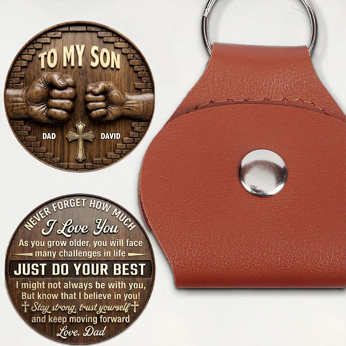 To My Son My Grandson My Boy | Personalized Pocket Hug