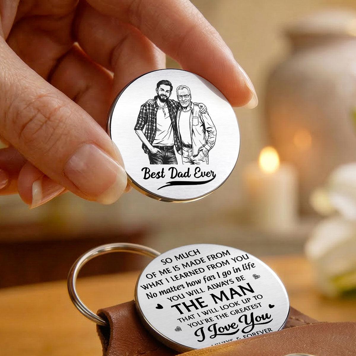 To The Man I Look Up To Always & Forever - Personalized Pocket Hug