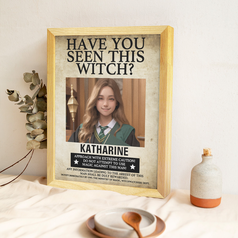 Have you seen this Wizard Personalised Photo and Name Frame