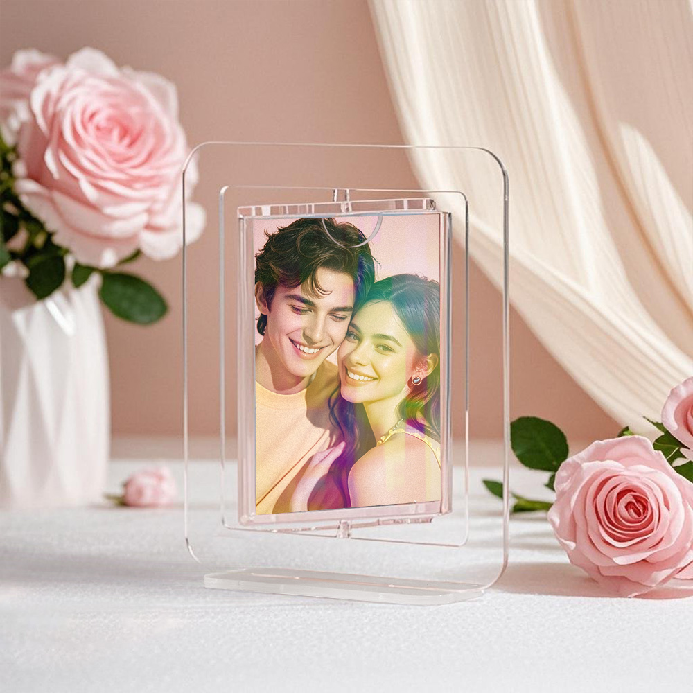 Custom 2 in 1 Photo Lenticular Card Plaque