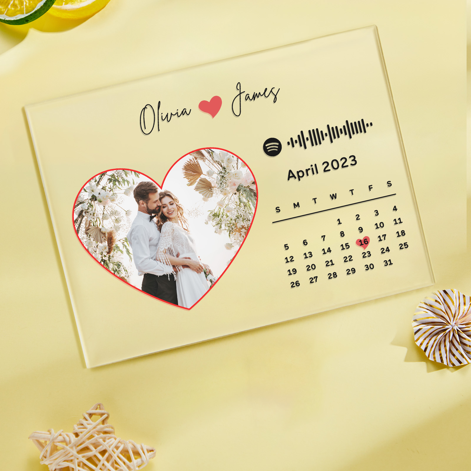 Custom Wedding Gift Personalized Spotify Plaque Spotify Code Decor